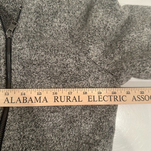 Loft Moto Jacket Cozy Soft Outerwear Classic Neutral Layer Capsule Petite Large - Picture 3 of 13